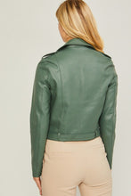 Load image into Gallery viewer, &quot;Envy Me” Faux Leather Biker Jacket
