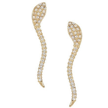 Load image into Gallery viewer, &quot;Slithering House&quot; Sexy Statement Snake Earrings
