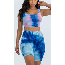 Load image into Gallery viewer, “Tie Me Dye Me&quot; Two Piece Short Set
