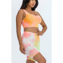 Load image into Gallery viewer, &quot;Tie Me Dye Me&quot; Two Piece Short Set
