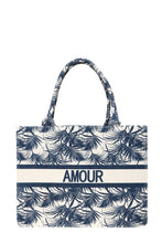 Load image into Gallery viewer, &quot;Amour Tropical” Oblique Statement Book Tote

