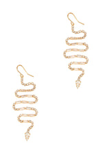 Load image into Gallery viewer, &quot;Watching for the Snakes&quot; Rhinestone Statement Earrings
