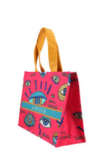 Load image into Gallery viewer, &quot;Good Vibes Amour” Oblique Statement Book Tote
