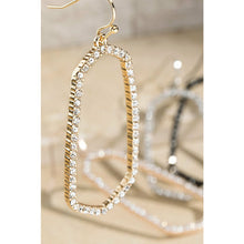 Load image into Gallery viewer, &quot;Meet Me at the Pave&quot; Drop Earrings
