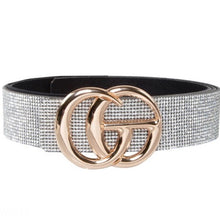Load image into Gallery viewer, &quot;Nothing but Drip&quot; Blinged Out Logo Belt
