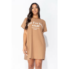 Load image into Gallery viewer, &quot;Die For D&#39;or&quot; T-Shirt Dress
