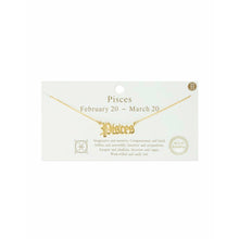 Load image into Gallery viewer, “What’s Your Sign” Gold Zodiac Necklace
