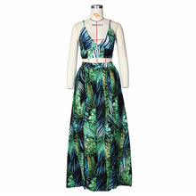 Load image into Gallery viewer, “Vacation Vibes” Two Piece Skirt Set
