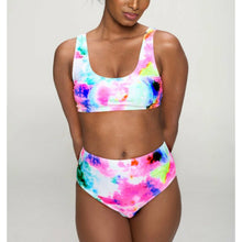 Load image into Gallery viewer, “Color Splash” Two Piece Tie Dye Swimsuit
