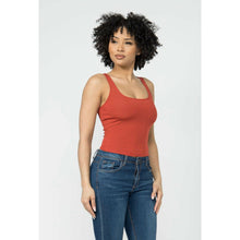 Load image into Gallery viewer, “Get the Scoop” Ribbed &amp; Cropped Tank
