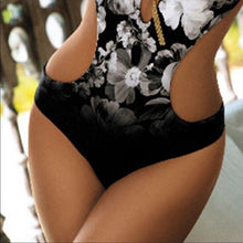 Load image into Gallery viewer, “Vintage Beauty” Floral Print One Piece Monokini
