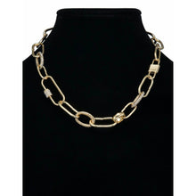 Load image into Gallery viewer, “Locked &amp; Lit” Gold Link Necklace
