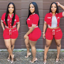 Load image into Gallery viewer, “Don’t Press Your Luck” Two Piece Short Set
