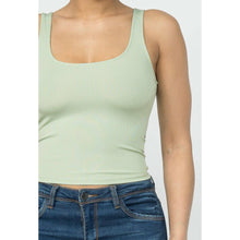 Load image into Gallery viewer, “Get the Scoop” Ribbed &amp; Cropped Tank
