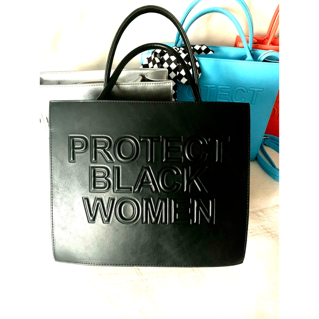 “Protect Black Women” Statement Tote Bag