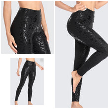 Load image into Gallery viewer, “The Black Print” Active Wear Leggings
