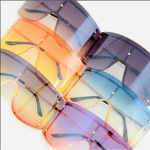 Load image into Gallery viewer, “Mask On” Black Affair Oversized Mask Sunnies
