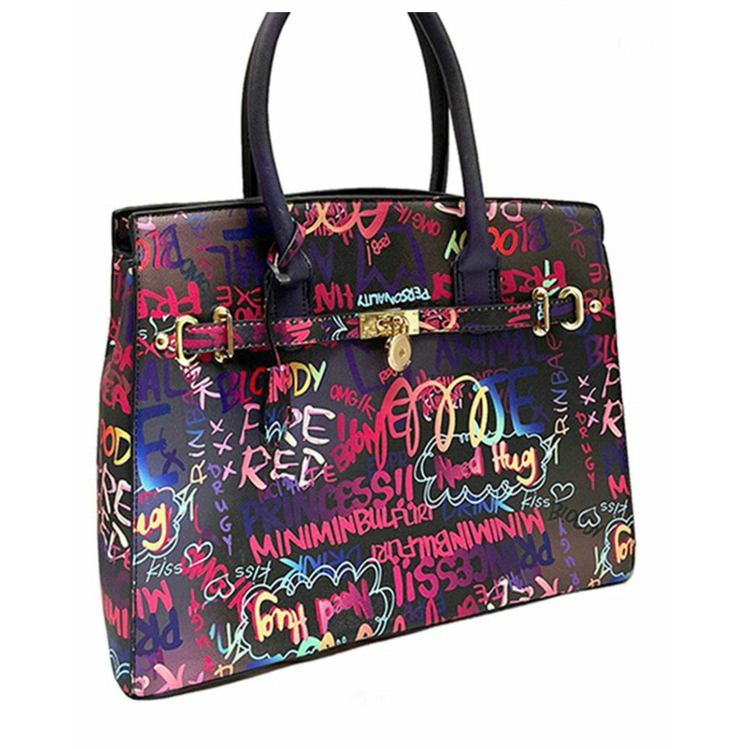 “Graffiti Bridge” Jet Set Tote Bag