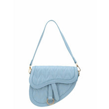 Load image into Gallery viewer, “Saddle Down” Chevron Quilted Horse Saddle Bag

