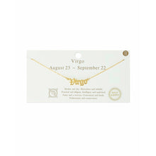 Load image into Gallery viewer, “What’s Your Sign” Gold Zodiac Necklace
