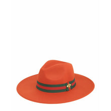 Load image into Gallery viewer, “Bee Chic” Felt Fedora Hat
