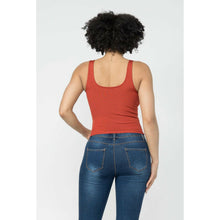 Load image into Gallery viewer, “Get the Scoop” Ribbed &amp; Cropped Tank
