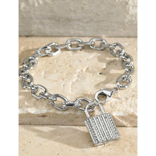 Load image into Gallery viewer, “Locked and Lit” Pavé Bracelet
