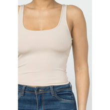 Load image into Gallery viewer, “Get the Scoop” Ribbed &amp; Cropped Tank
