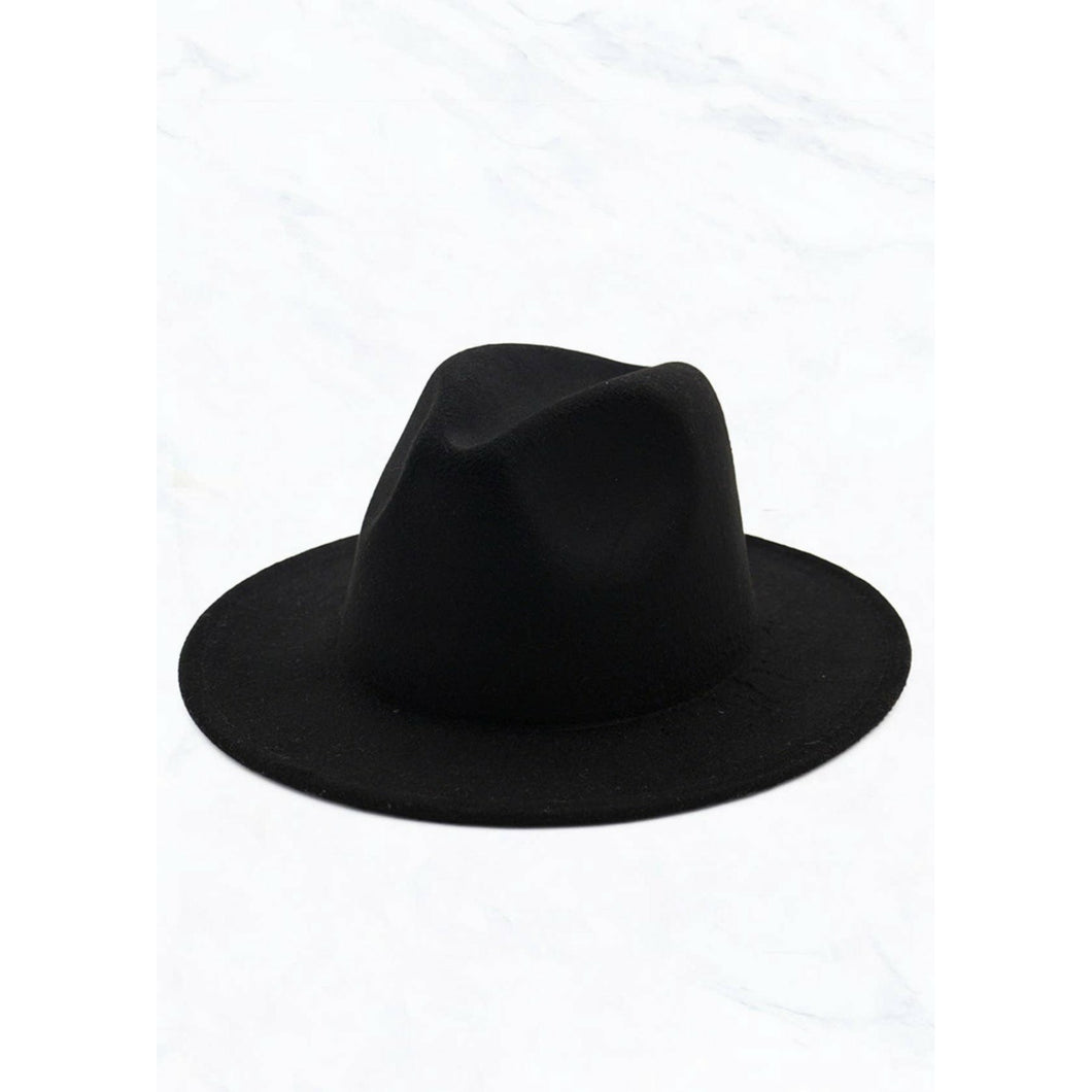 “Be Daring” Black Fedora Hat