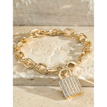 Load image into Gallery viewer, “Locked and Lit” Pavé Bracelet
