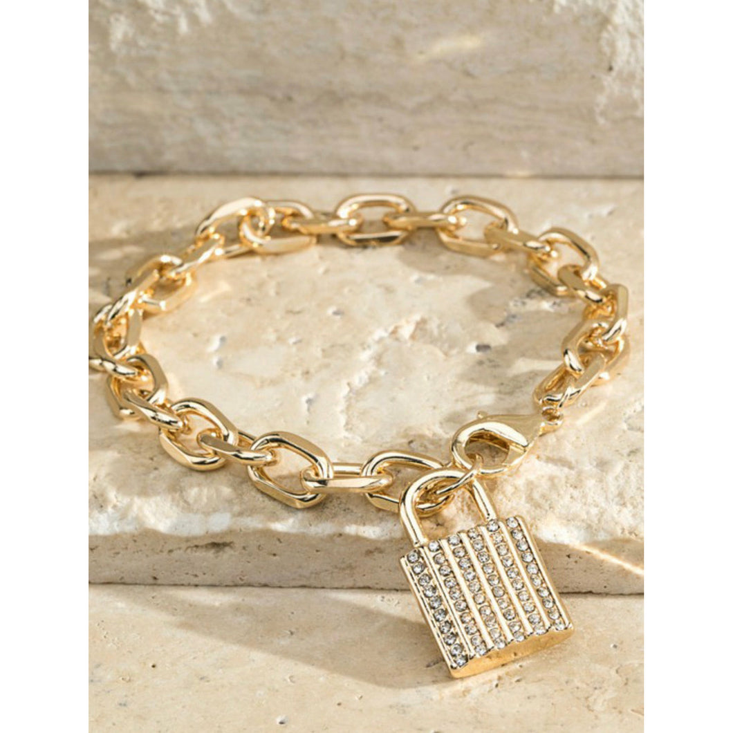 “Locked and Lit” Pavé Bracelet