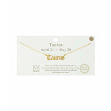 Load image into Gallery viewer, “What’s Your Sign” Gold Zodiac Necklace
