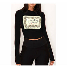 Load image into Gallery viewer, “Hennything Is Possible” Crop Top T-Shirt
