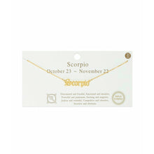 Load image into Gallery viewer, “What’s Your Sign” Gold Zodiac Necklace
