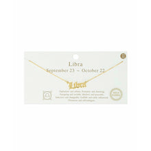 Load image into Gallery viewer, “What’s Your Sign” Gold Zodiac Necklace
