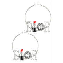 Load image into Gallery viewer, “D’or Me” Hoop Lipstick Earrings 
