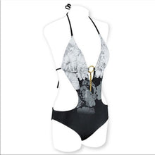 Load image into Gallery viewer, “Vintage Beauty” Floral Print One Piece Monokini
