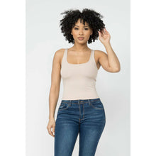 Load image into Gallery viewer, “Get the Scoop” Ribbed &amp; Cropped Tank
