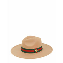 Load image into Gallery viewer, “Bee Chic” Felt Fedora Hat
