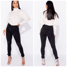 Load image into Gallery viewer, &quot;Complete Destruction&quot; Black Skinnies
