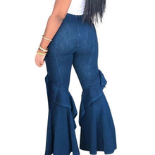 Load image into Gallery viewer, &quot;Ruffle Their Feathers&quot; High Waist Bell Bottoms

