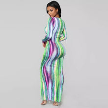 Load image into Gallery viewer, &quot;Chasing Rainbows&quot; Water Color Maxi Dress

