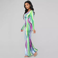 Load image into Gallery viewer, &quot;Chasing Rainbows&quot; Water Color Maxi Dress
