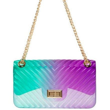 Load image into Gallery viewer, &quot;Purple Fusion&quot; Transparent Jelly Handbag
