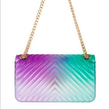 Load image into Gallery viewer, &quot;Purple Fusion&quot; Transparent Jelly Handbag
