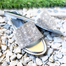 Load image into Gallery viewer, &quot;Diamond Princess&quot; Embellished Slide Sandals

