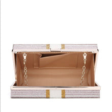 Load image into Gallery viewer, &quot;Break the Bank&quot; Pink Instinct Rhinestone Clutch
