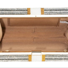 Load image into Gallery viewer, &quot;Break the Bank&quot; Money Stack Rhinestone Clutch
