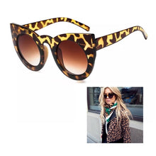Load image into Gallery viewer, &quot;Posh Purr-fect&quot; Oversized Cat Eye Sunnies

